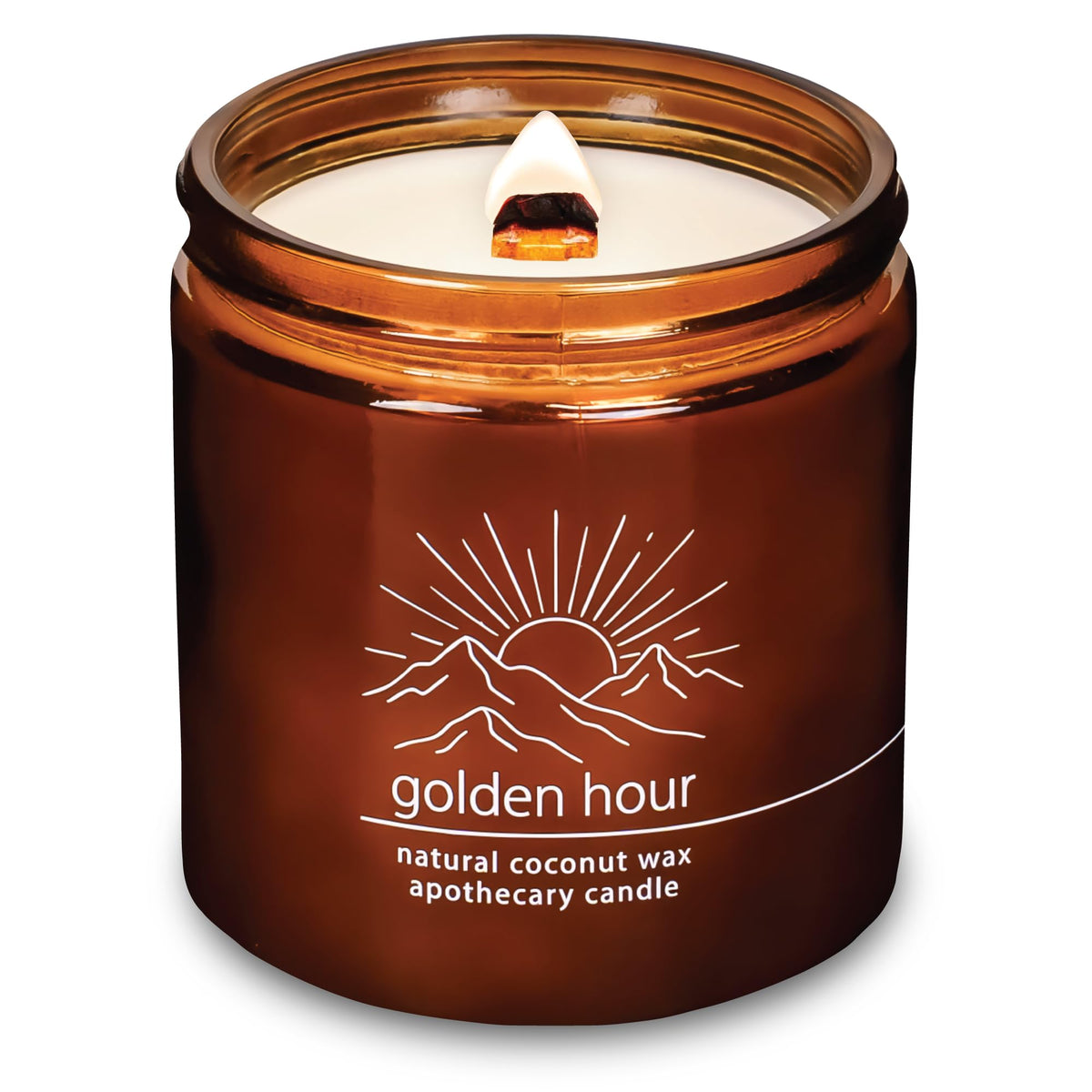 16 oz Crackling Wood Wick Candle C166582