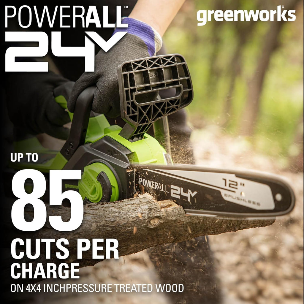 24V 12 in Cordless Electric Chainsaw J494939
