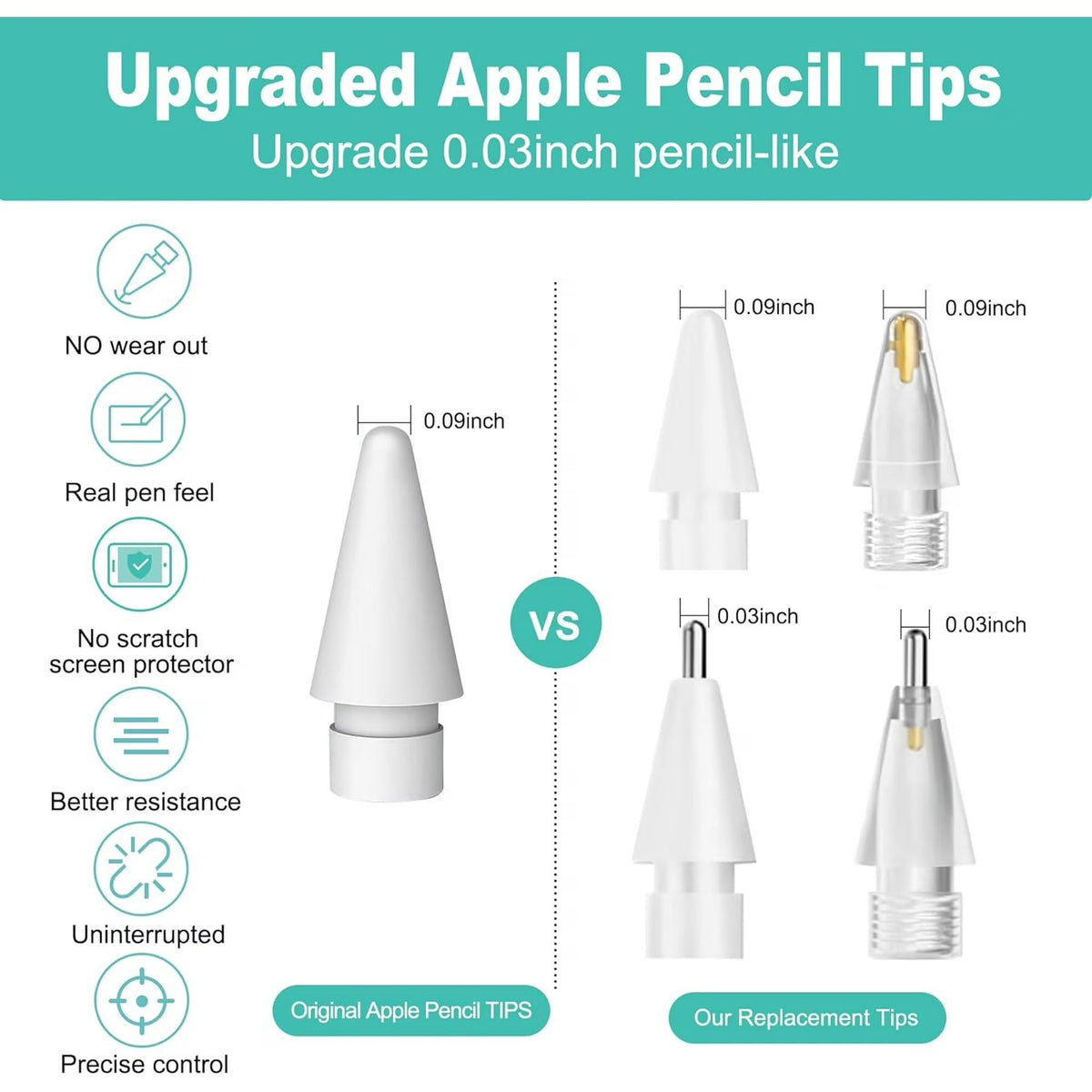 White Stylus Tips I397