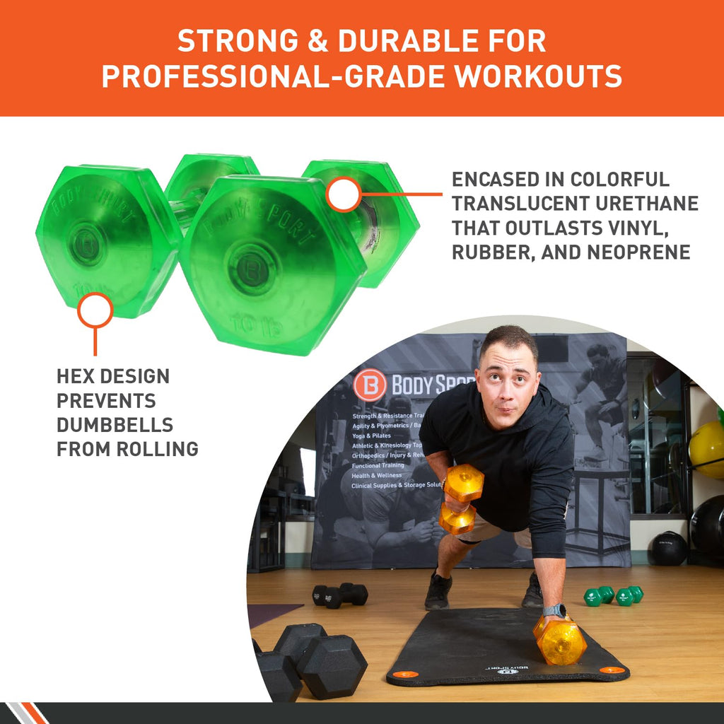 Urethane Aerobic Dumbbells Pair R6108