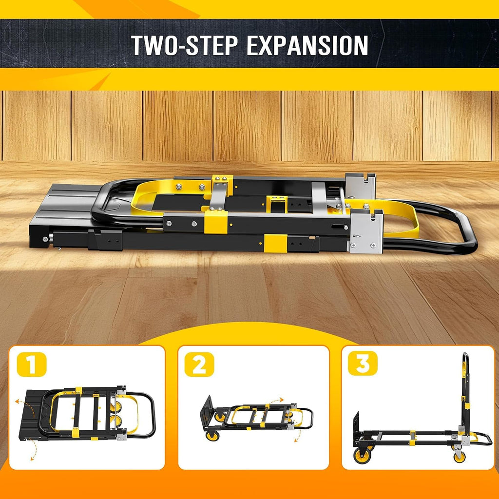 600lbs 3 in 1 Folding Hand Truck Dolly W12401
