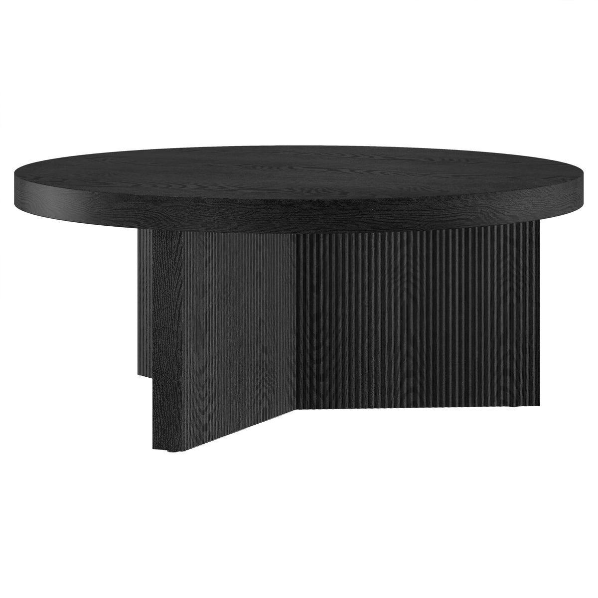 36" Scandinavian Fluted Coffee Table C763
