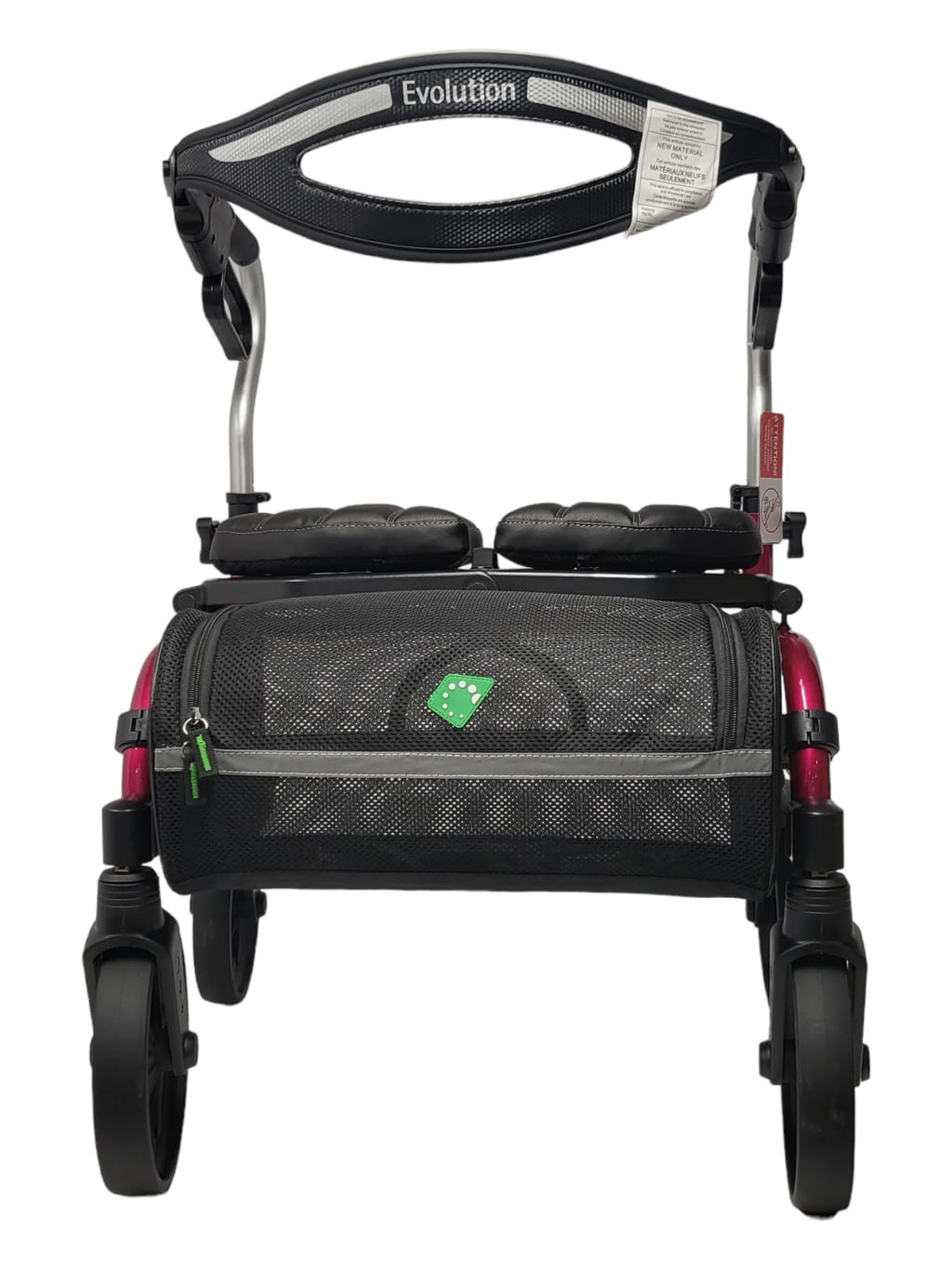 Lightweight Walker Rollator with Seat, Wheels, Brakes Y9444