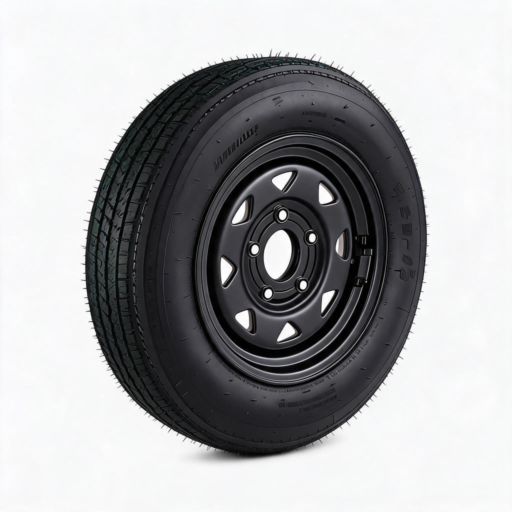 4.80-12 Trailer Tires with 12 in Rims, 2 Pack Q63303