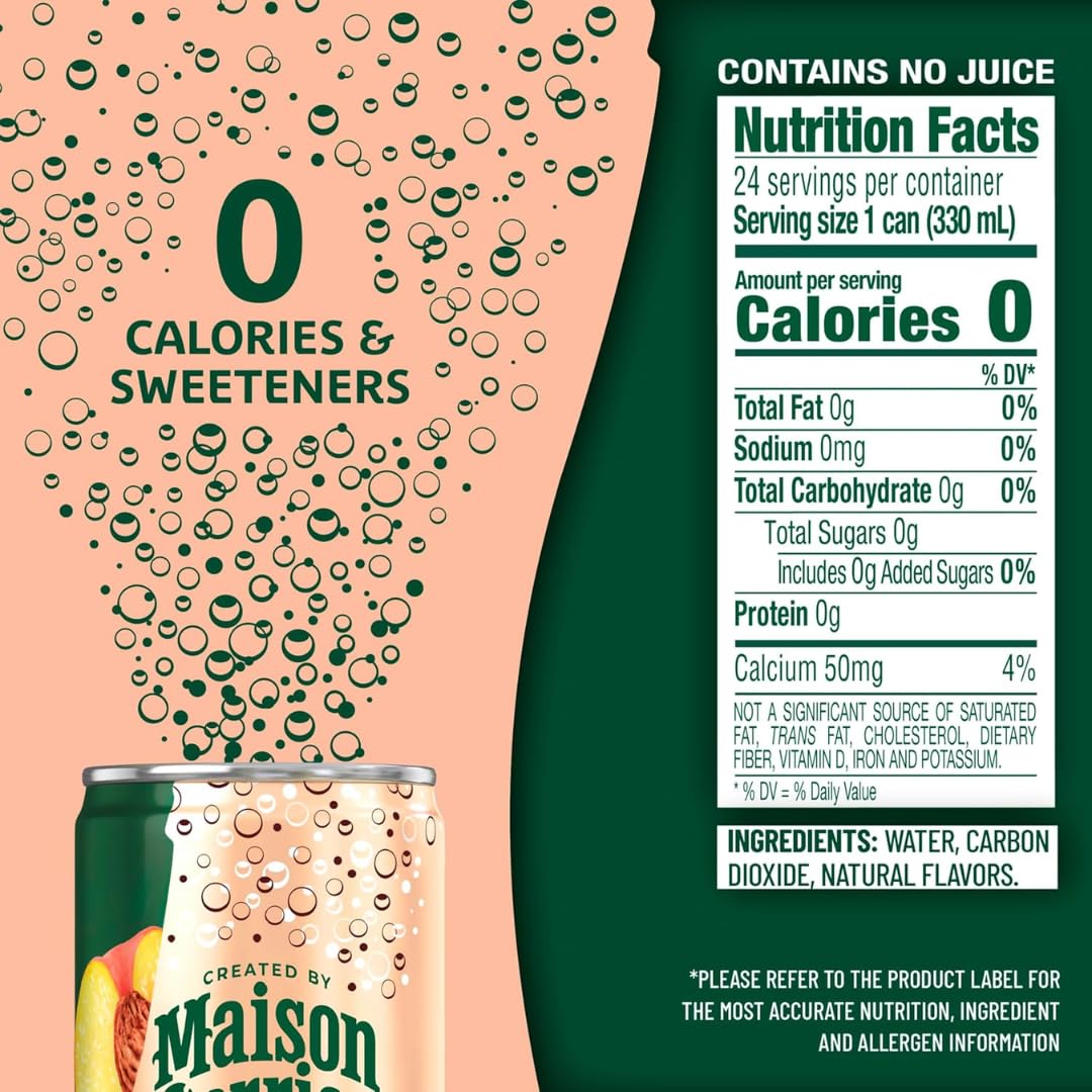 Flavored Sparkling Water 6 Flavor Variety Pack 18 Count D6413