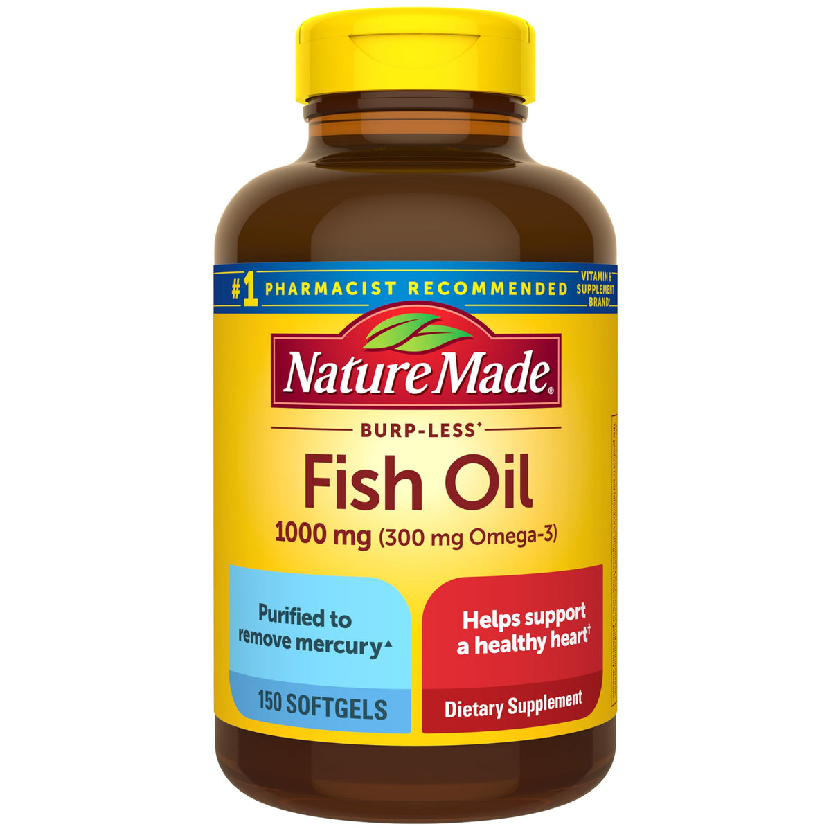 Fish Oil Omega 3 1000mg Softgels R38138