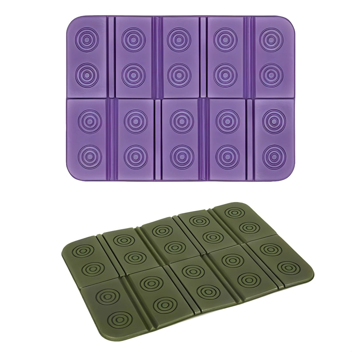 2 Pcs Waterproof Folding Foam Mats T809084