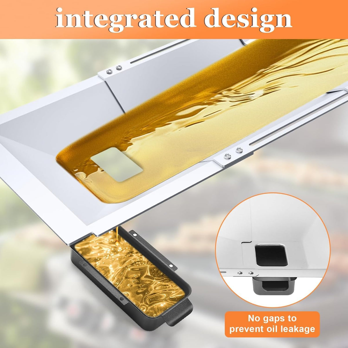Universal Grease Tray with Catch Pan Adjustable Drip Pan for Gas Grill R930937