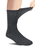 Men's 6 Pairs Bamboo Rayon Breathable Mid-Calf Socks with Arch Support K7297