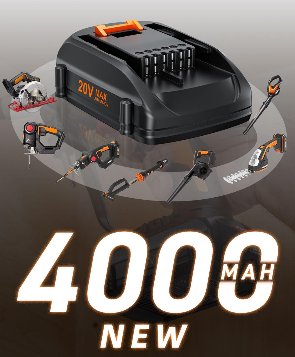 20V 4.0Ah Battery Replacement G906814