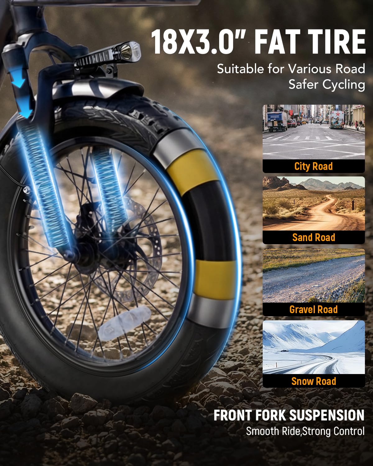 1200W Folding 3 Wheel Electric Trike Bike Y164430