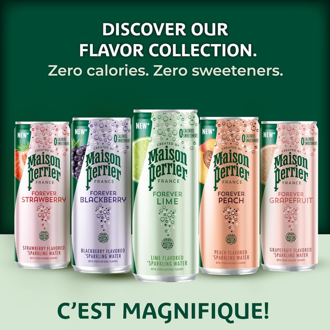 Flavored Sparkling Water 6 Flavor Variety Pack 18 Count D6413