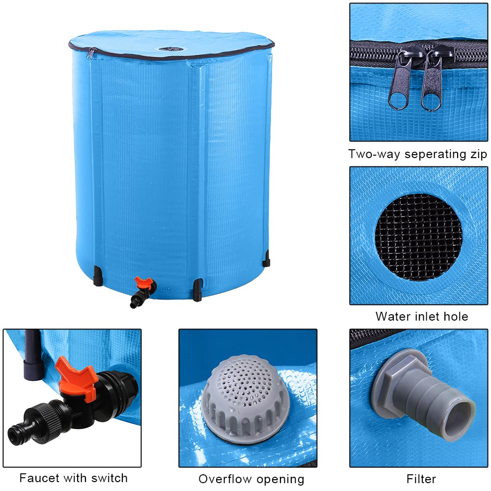 Folding 50 Gallon Water Storage Container O315358