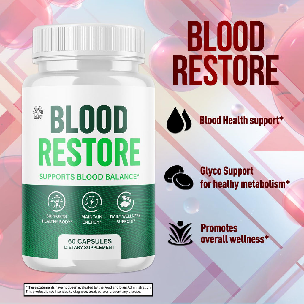 3 Pack Blood Restore Capsules 180 Capsules V5262