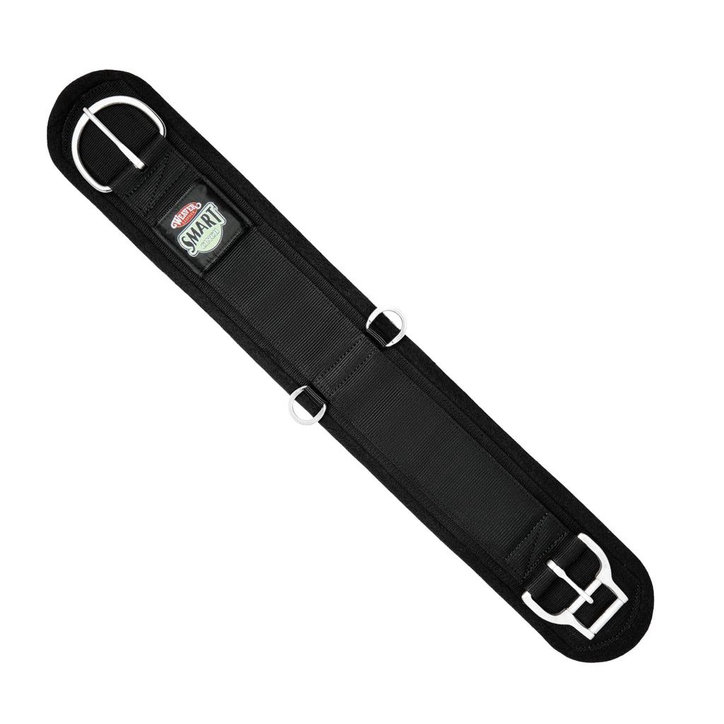 Black 36-Inch Nylon Felt Lined Straight Cinch Q371848