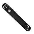 Black 36-Inch Nylon Felt Lined Straight Cinch Q371848