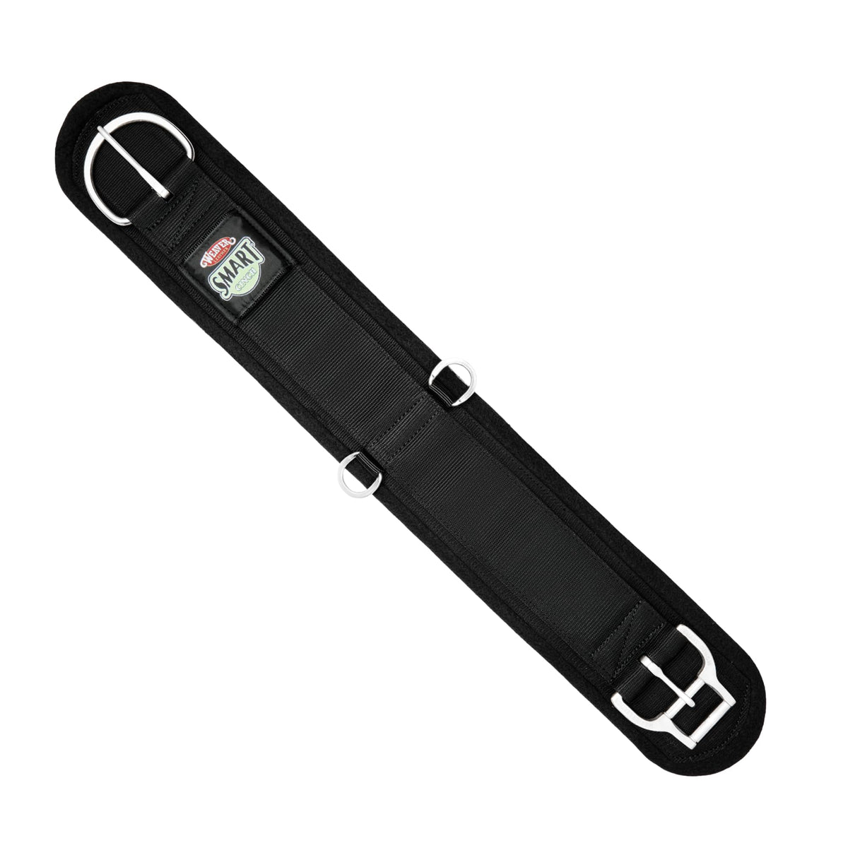 Black 36-Inch Nylon Felt Lined Straight Cinch Q371848