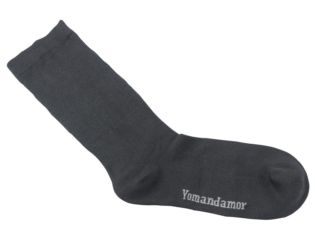 Men's 6 Pairs Bamboo Rayon Breathable Mid-Calf Socks with Arch Support K7297
