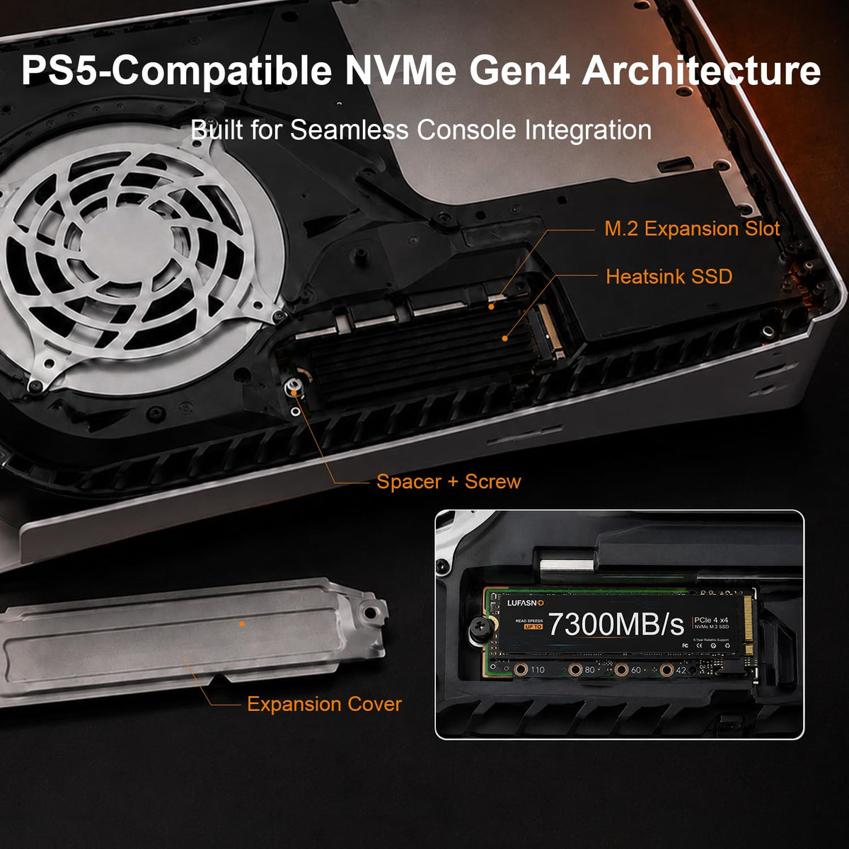 2TB NVMe SSD M.2 2280 PCIe Gen4 A74834