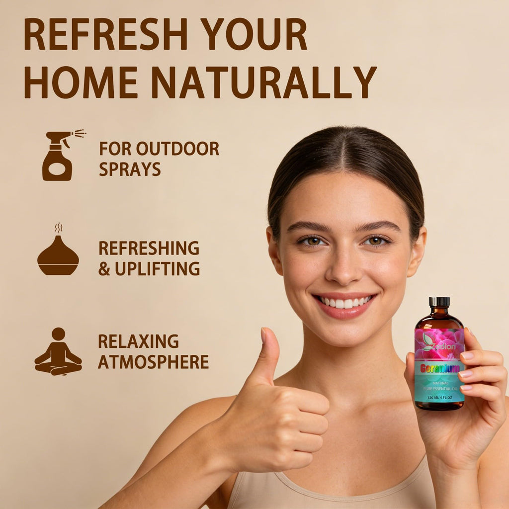 Lavender and Geranium Essential Oil 4 Fl Oz C99913
