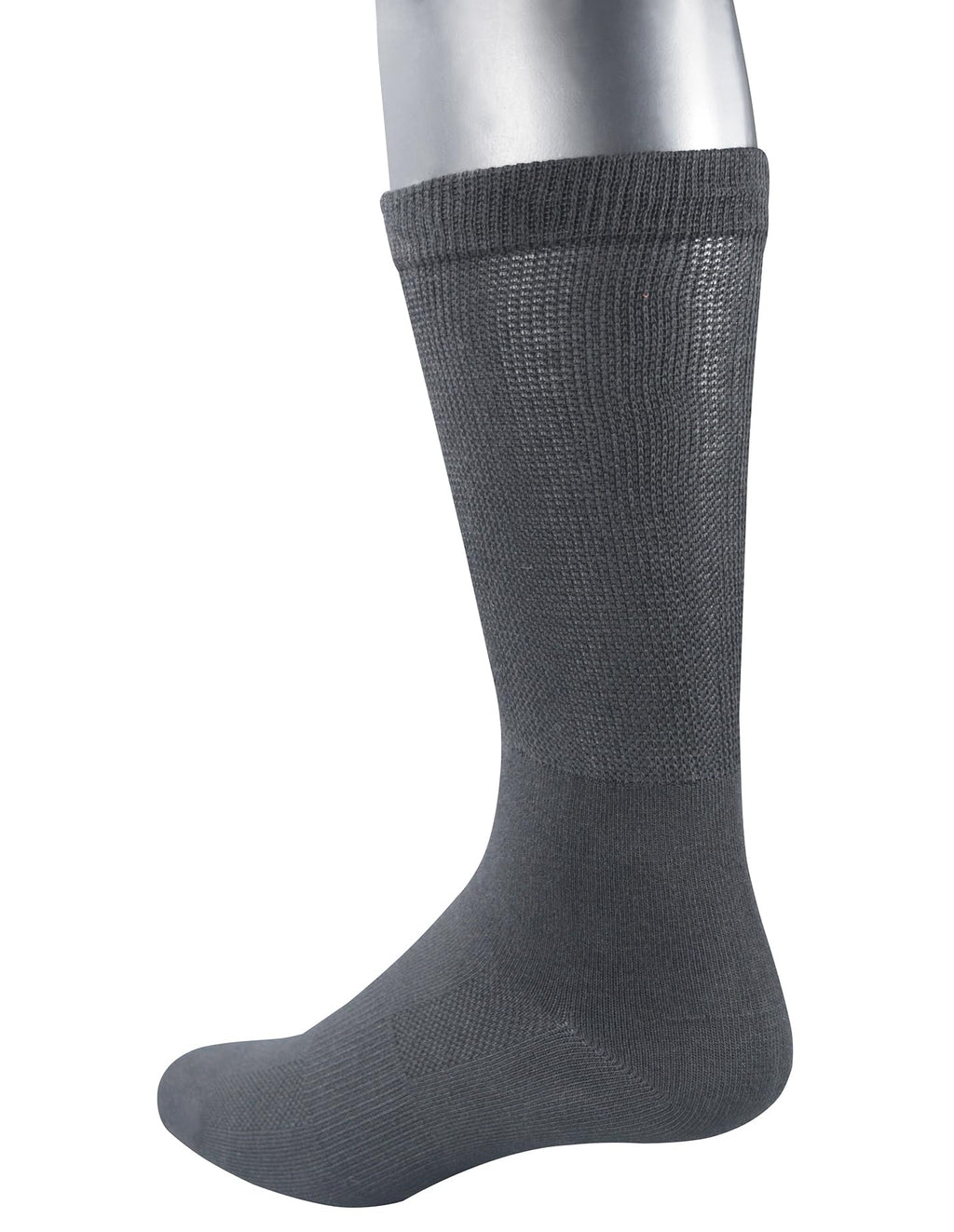 Men's 6 Pairs Bamboo Rayon Breathable Mid-Calf Socks with Arch Support K7297