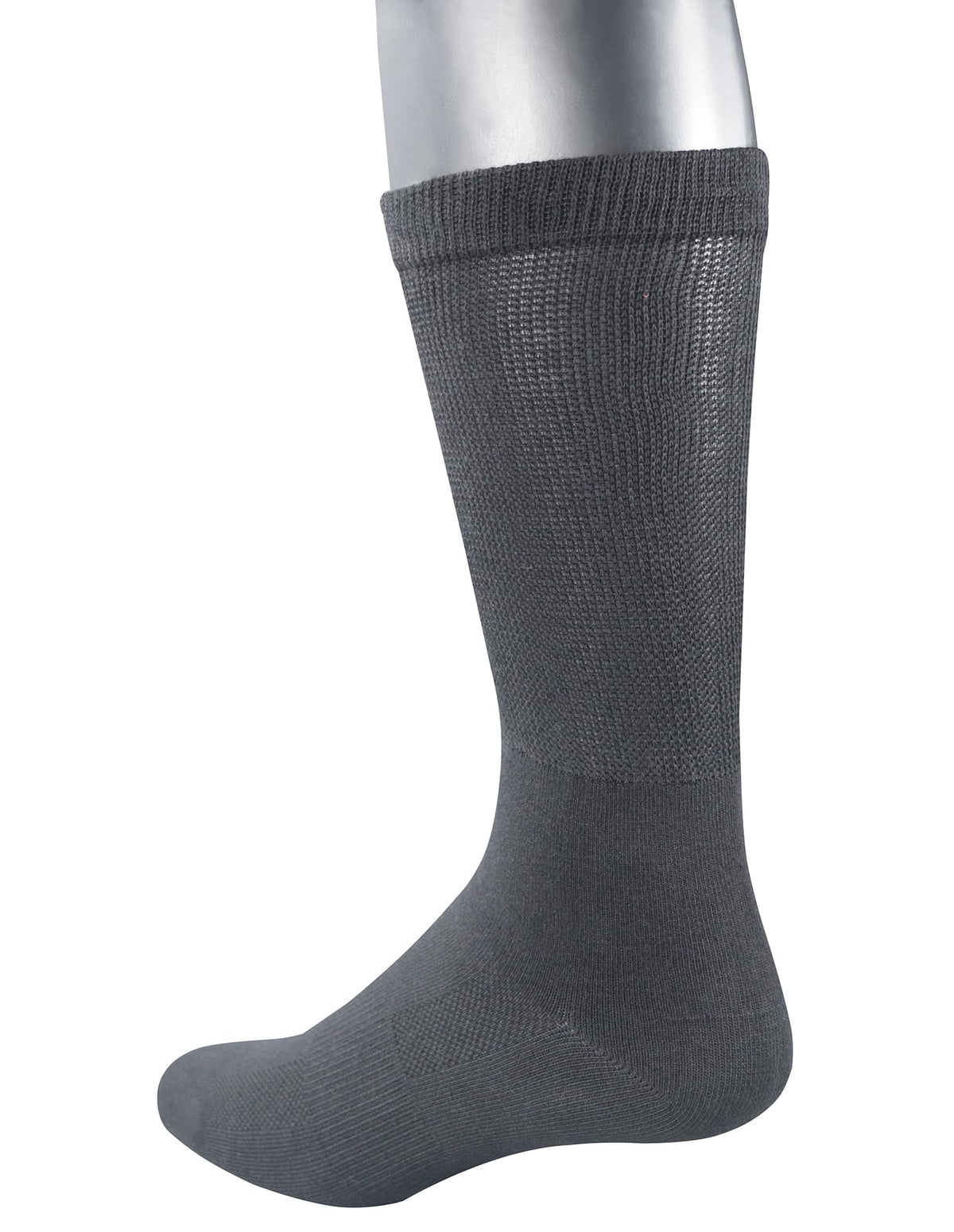 Men's 6 Pairs Bamboo Rayon Breathable Mid-Calf Socks with Arch Support K7297