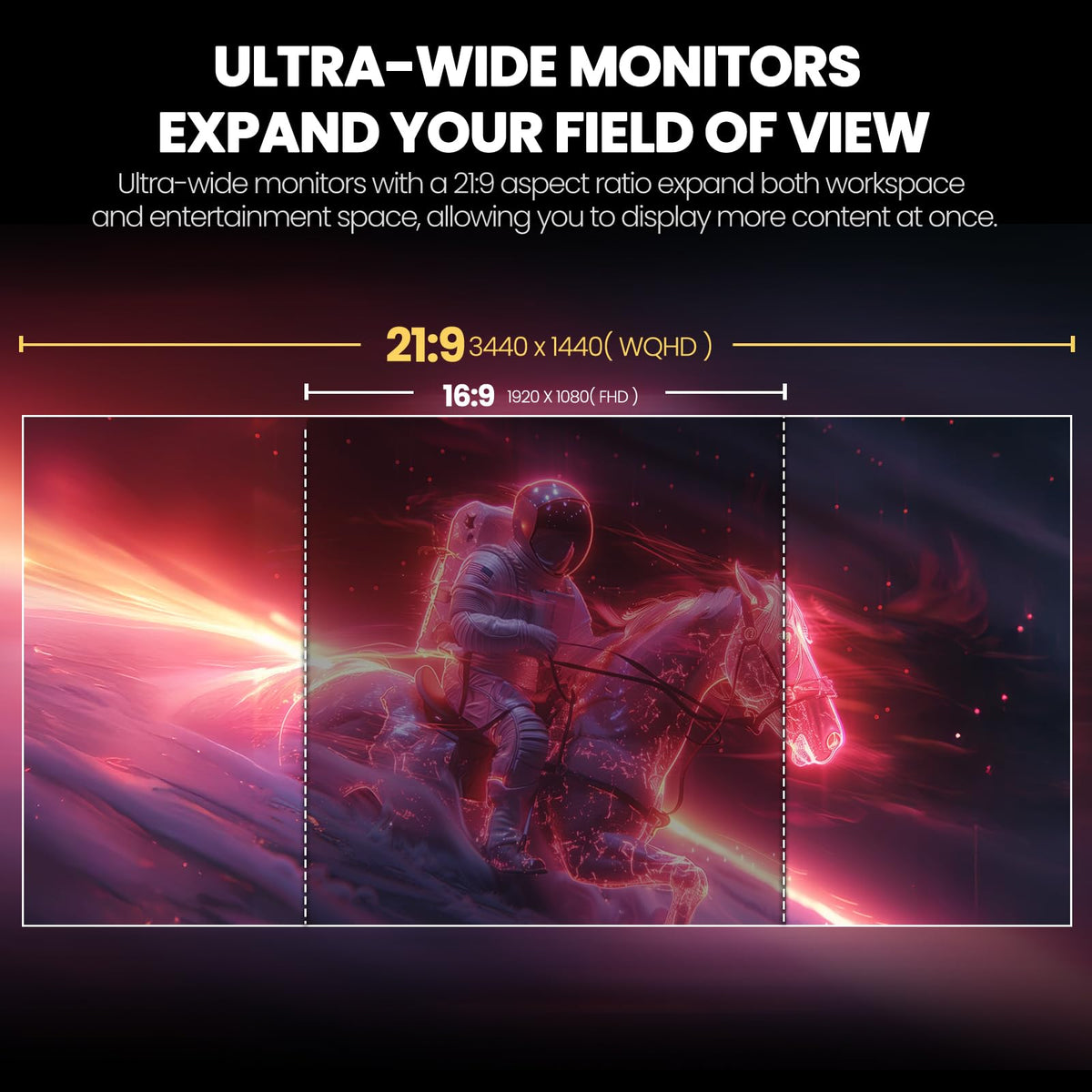 34" White Curved Gaming Monitor Y21002