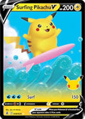 Surfing Pikachu V Full Art Rare Holo Card B664
