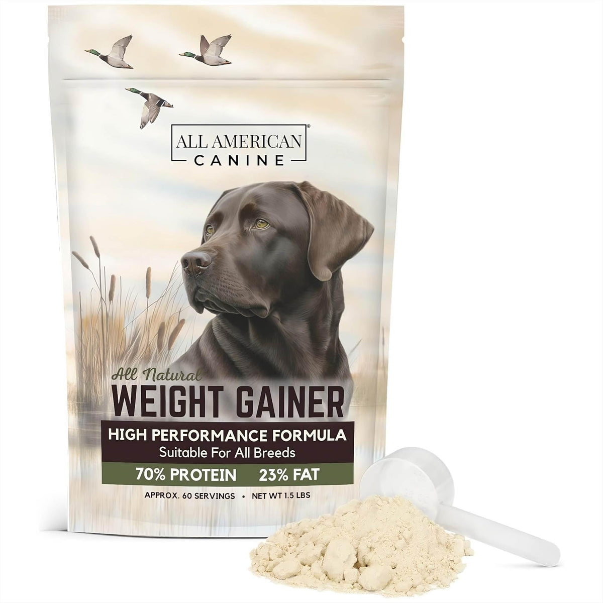 High Calorie Dog Weight Gainer Powder 60 Servings B5049