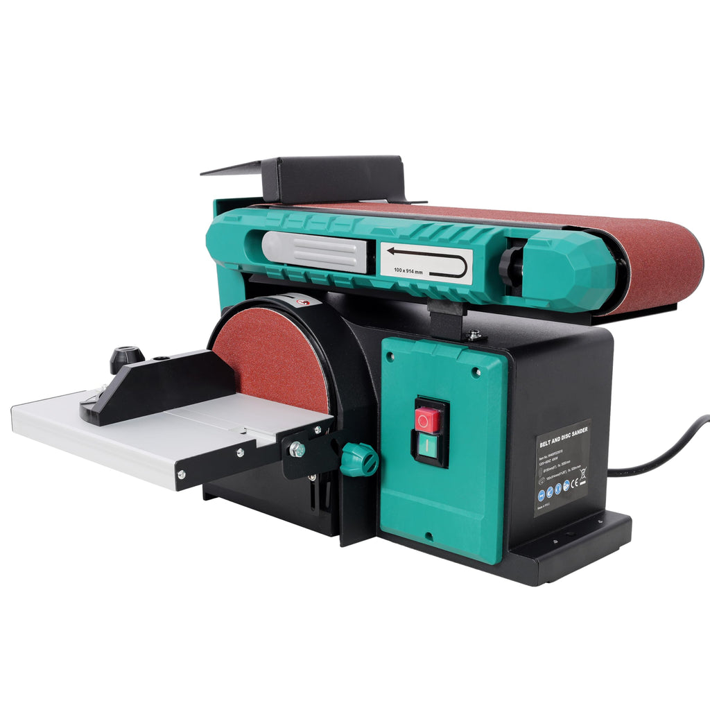 4" x 36" Belt 6" Disc Sander Combo, 120V/60Hz Bench Sander X9225
