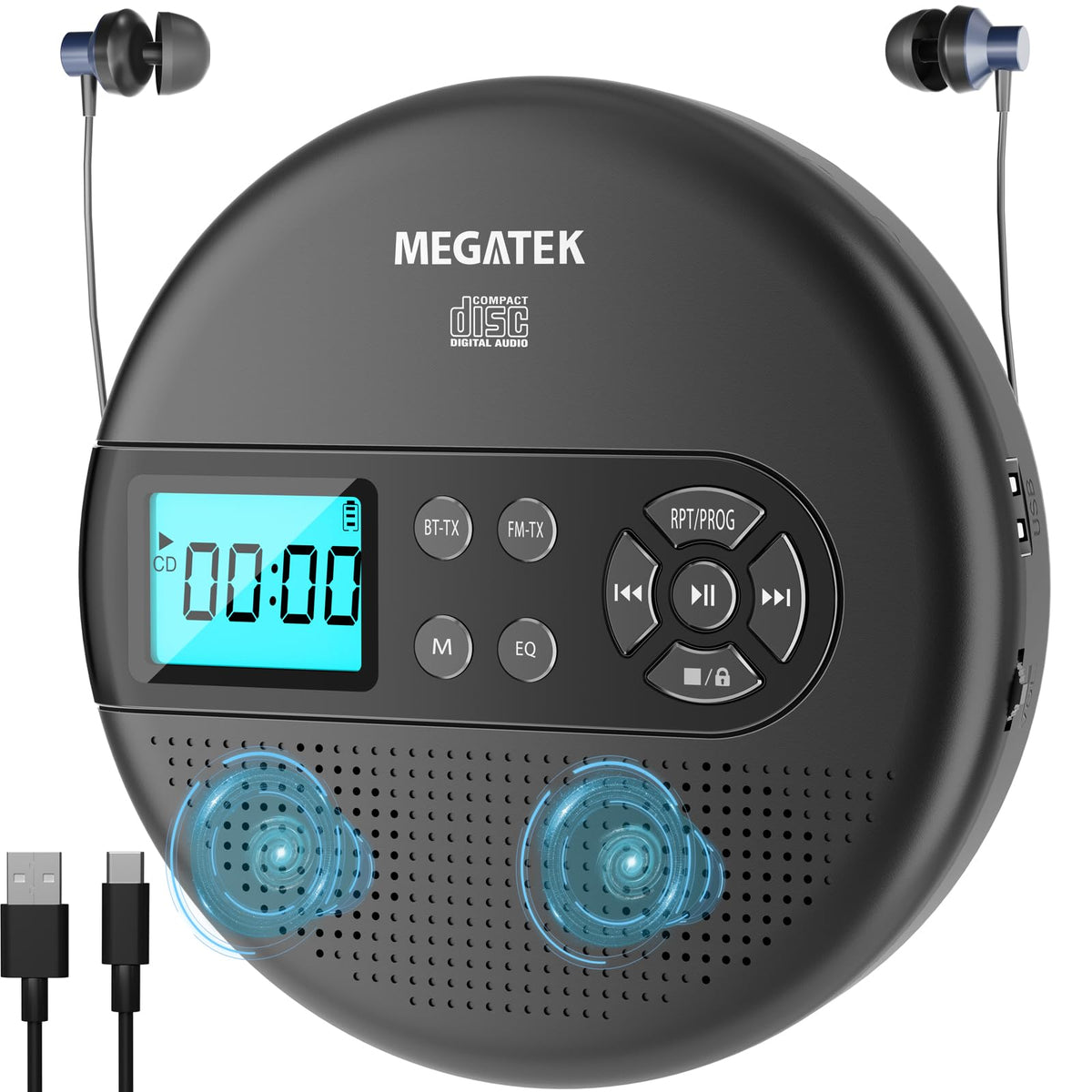 Portable CD Player with Bluetooth G986738