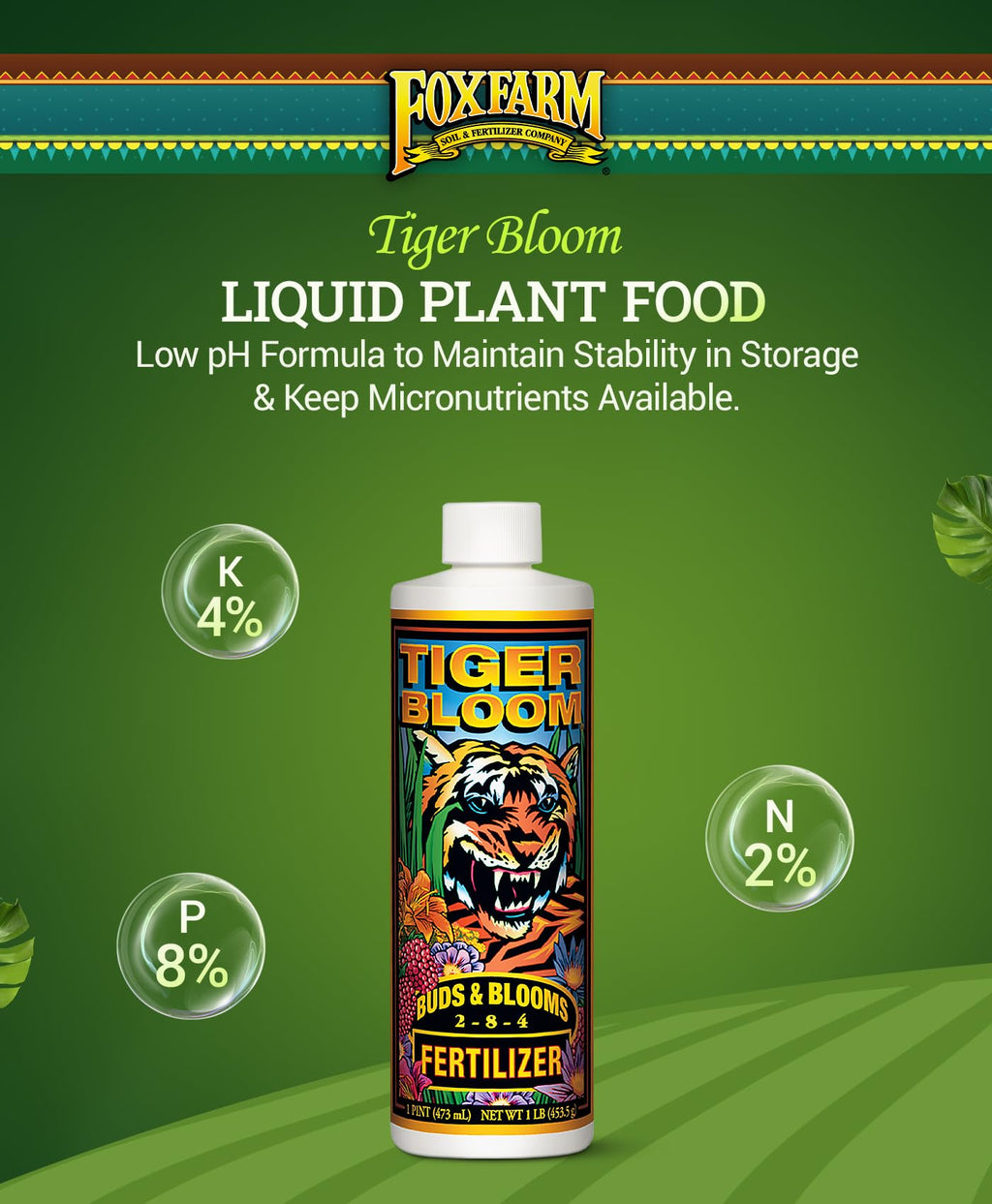 Liquid Plant Food 2-8-4 1 Pint W63447