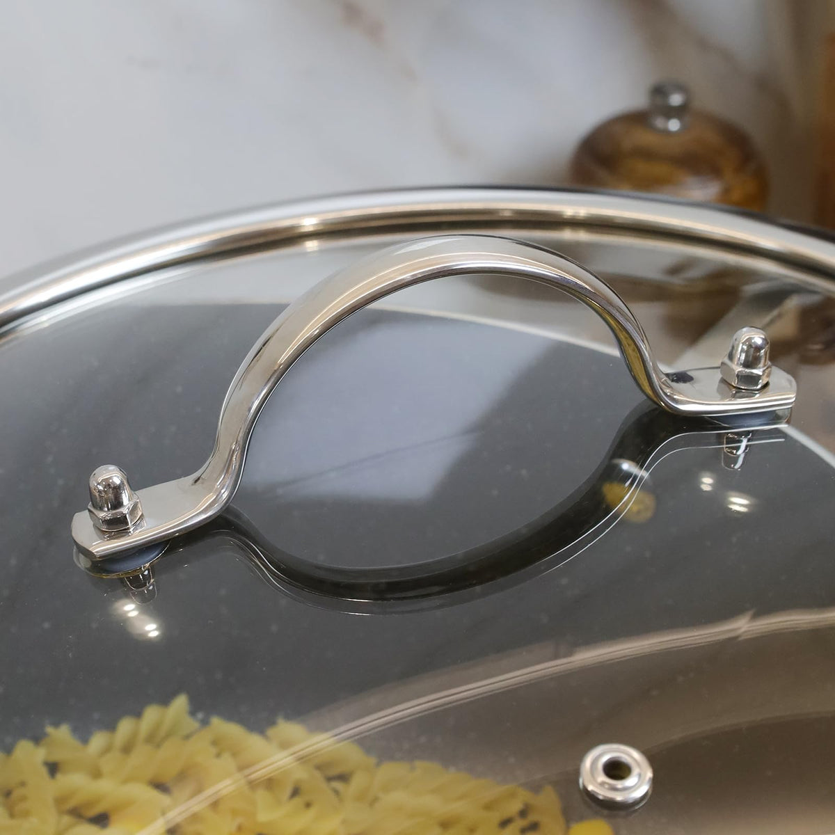 10 Inch Clear Glass Pot Lid G657641