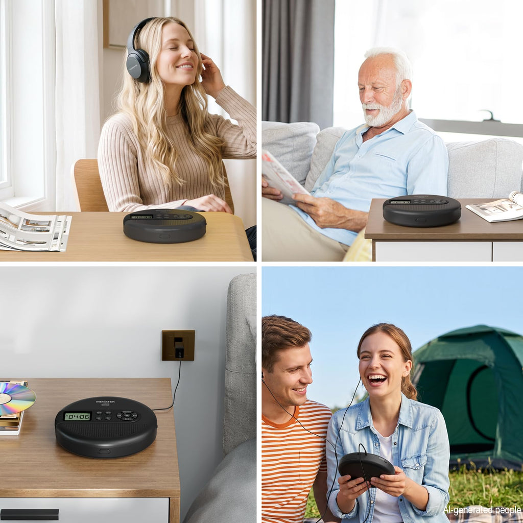 Portable CD Player with Bluetooth G986738