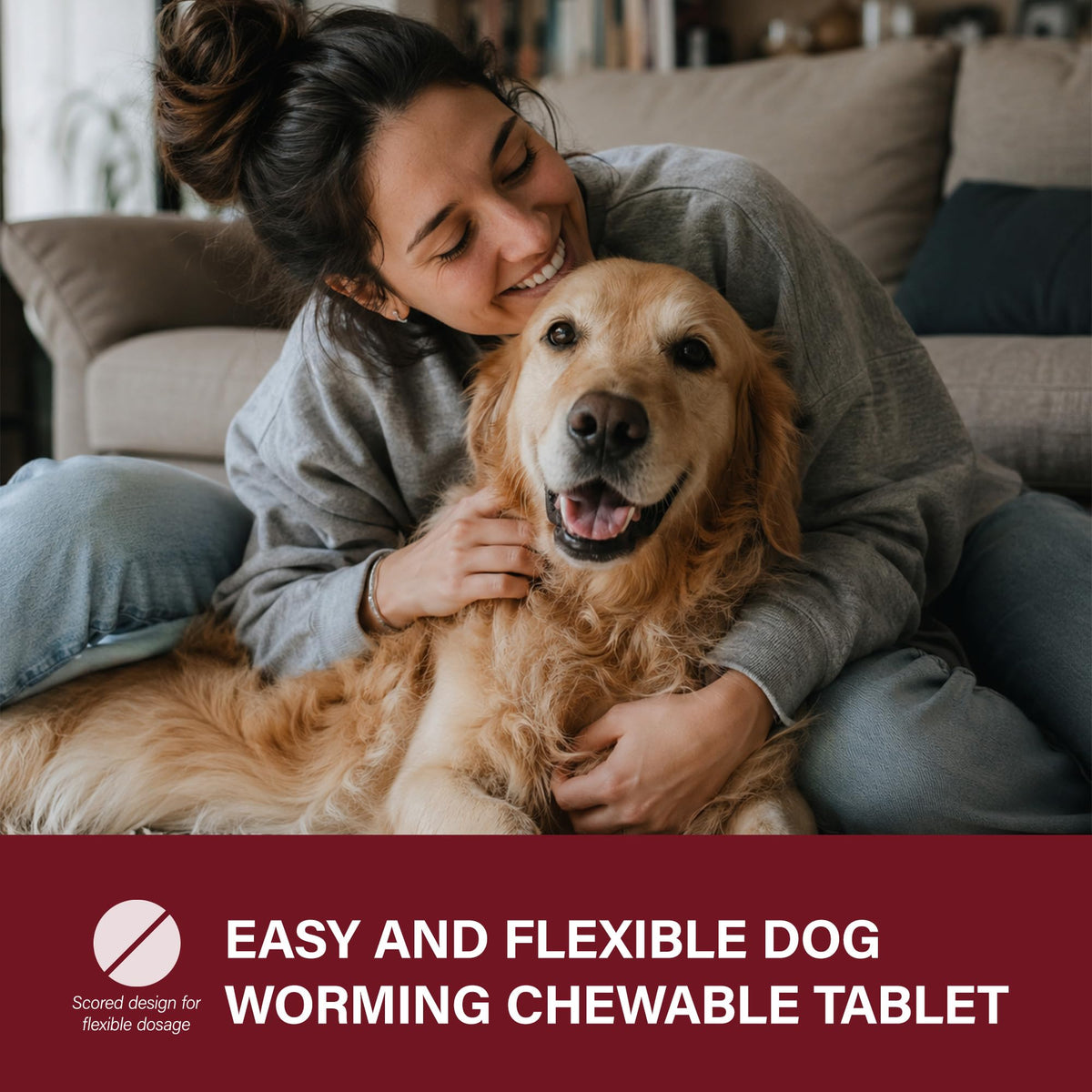 Dog Dewormer 30 Tablets Beef Flavor K98421