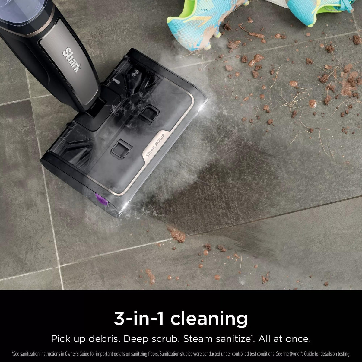 3-in-1 Lightweight Steam Mop Steam Cleaner S314
