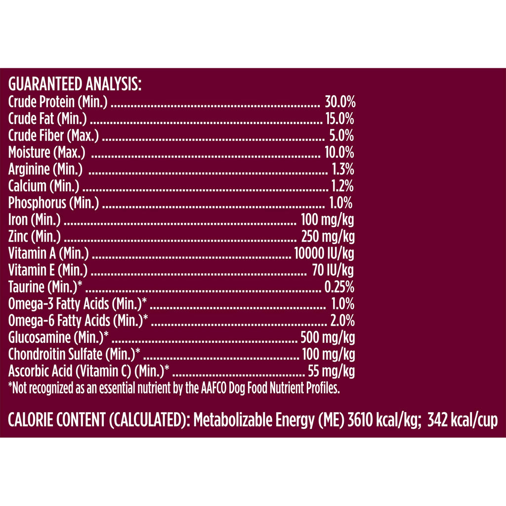 High Protein Dry Dog Food 4 lb. Bag L759