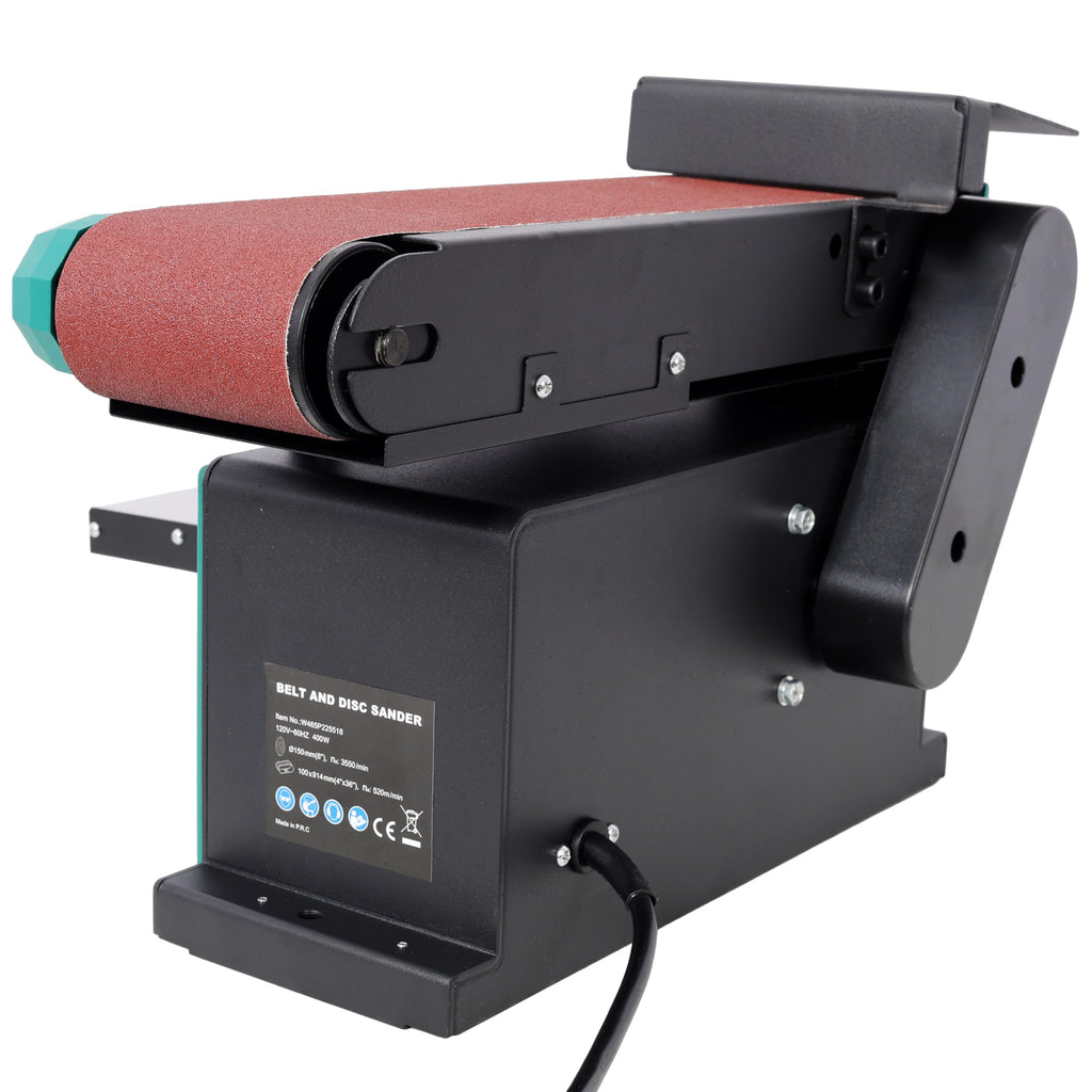 4" x 36" Belt 6" Disc Sander Combo, 120V/60Hz Bench Sander X9225