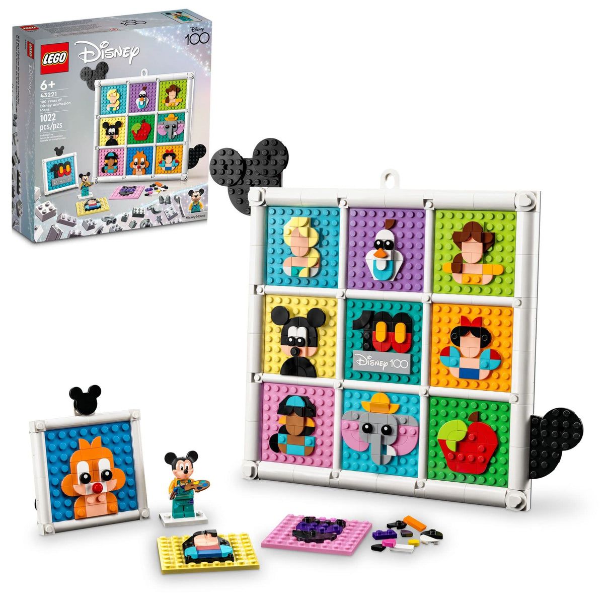 Buildable Disney Toy with Mickey Mouse Minifigure I900