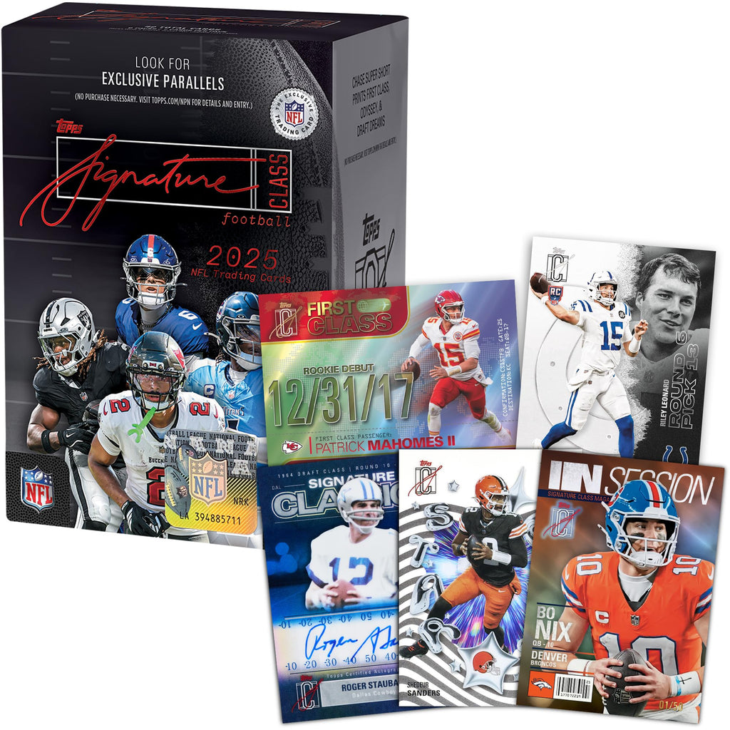 2025 Topps NFL Signature Class Football Value Box P668518