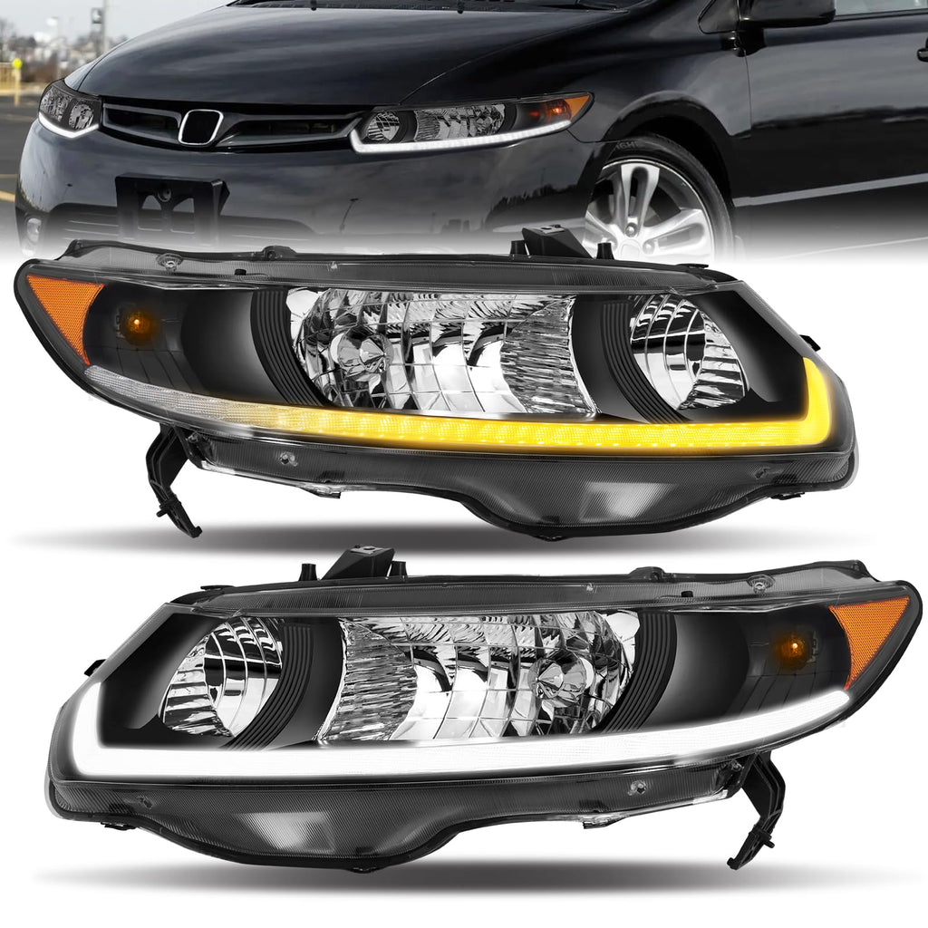 Headlight Assembly for 2006-2011 Honda Civic 2-Door Coupe F123725