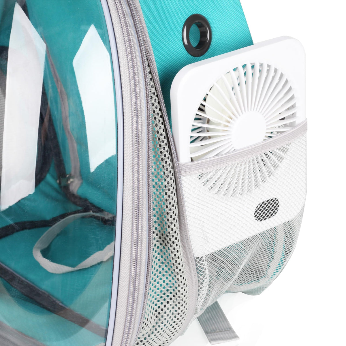 Expandable Cat Backpack with Mini Fan K410281