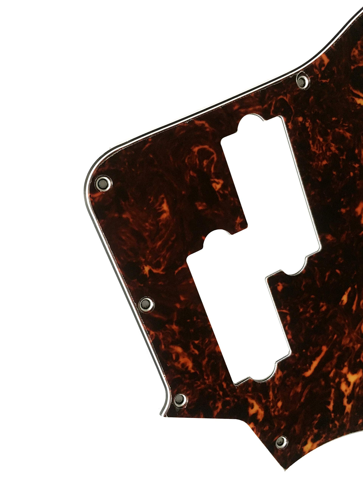 4 Ply Brown Tortoise Short Scale Guitar Pickguard Z2263