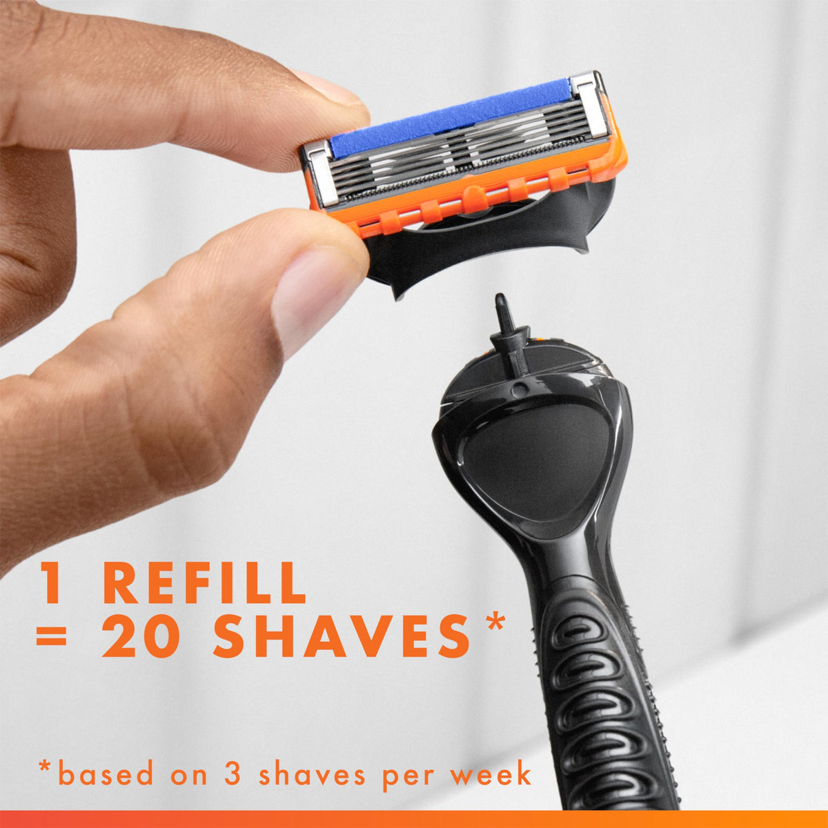 5-Blade Razor Refills with Precision Trimmer, 6 Count R787748