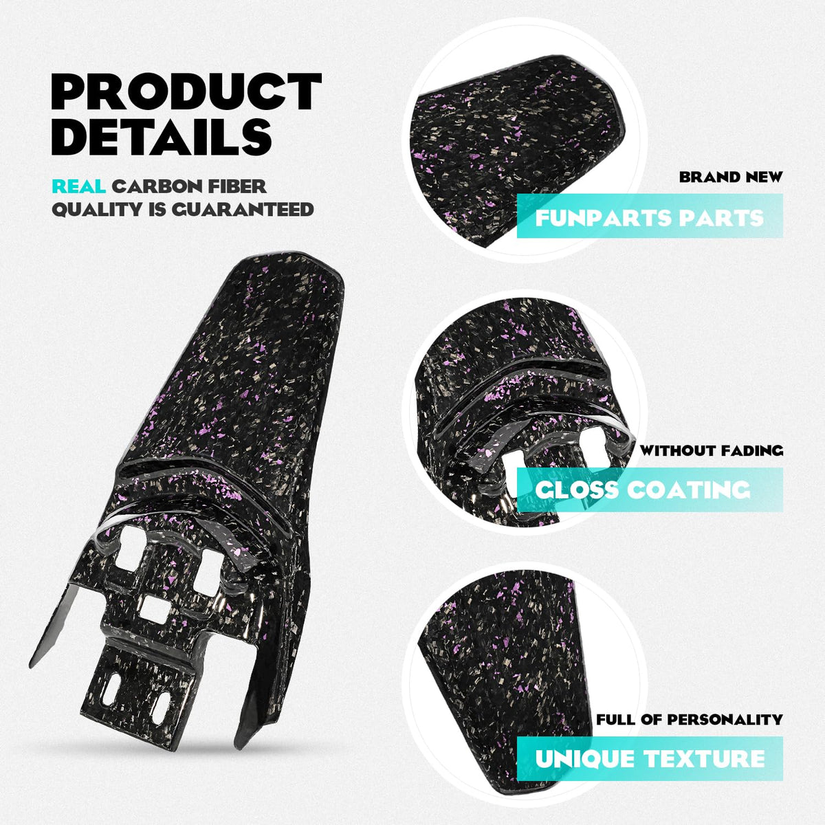 Carbon Fiber Rear Fender T1308