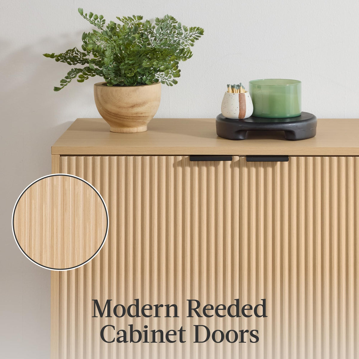 2-Door Storage Cabinet with Adjustable Shelves U3319