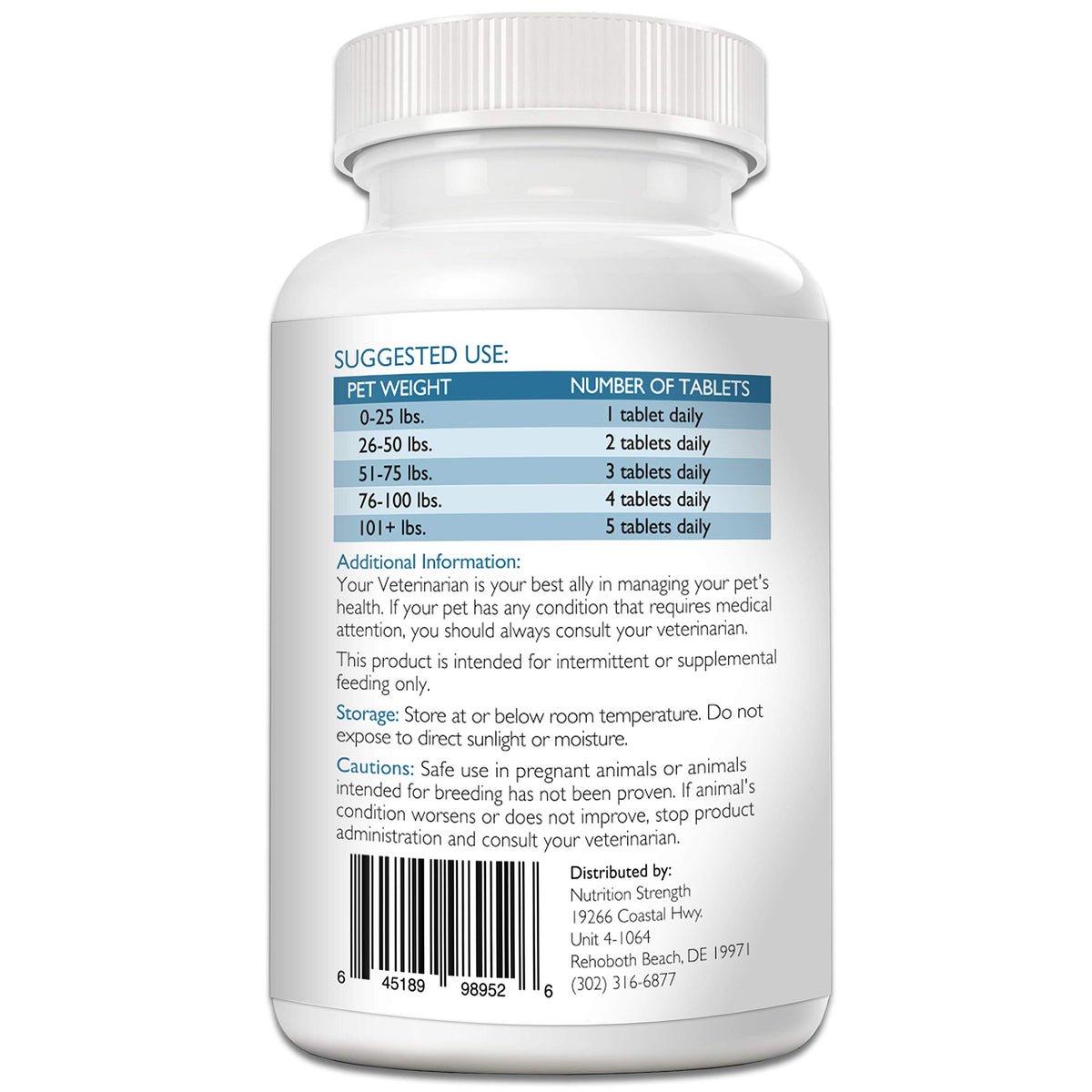 Coenzyme Q10 for Dogs Grain-Free Supplement, 120 Chewable Tablets W24920