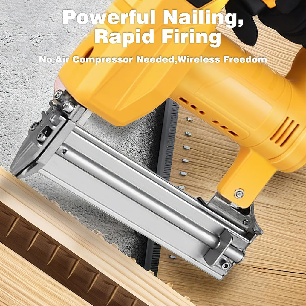 2 in 1 Cordless Brad Nailer 18 Gauge Electric Nail Gun F512449