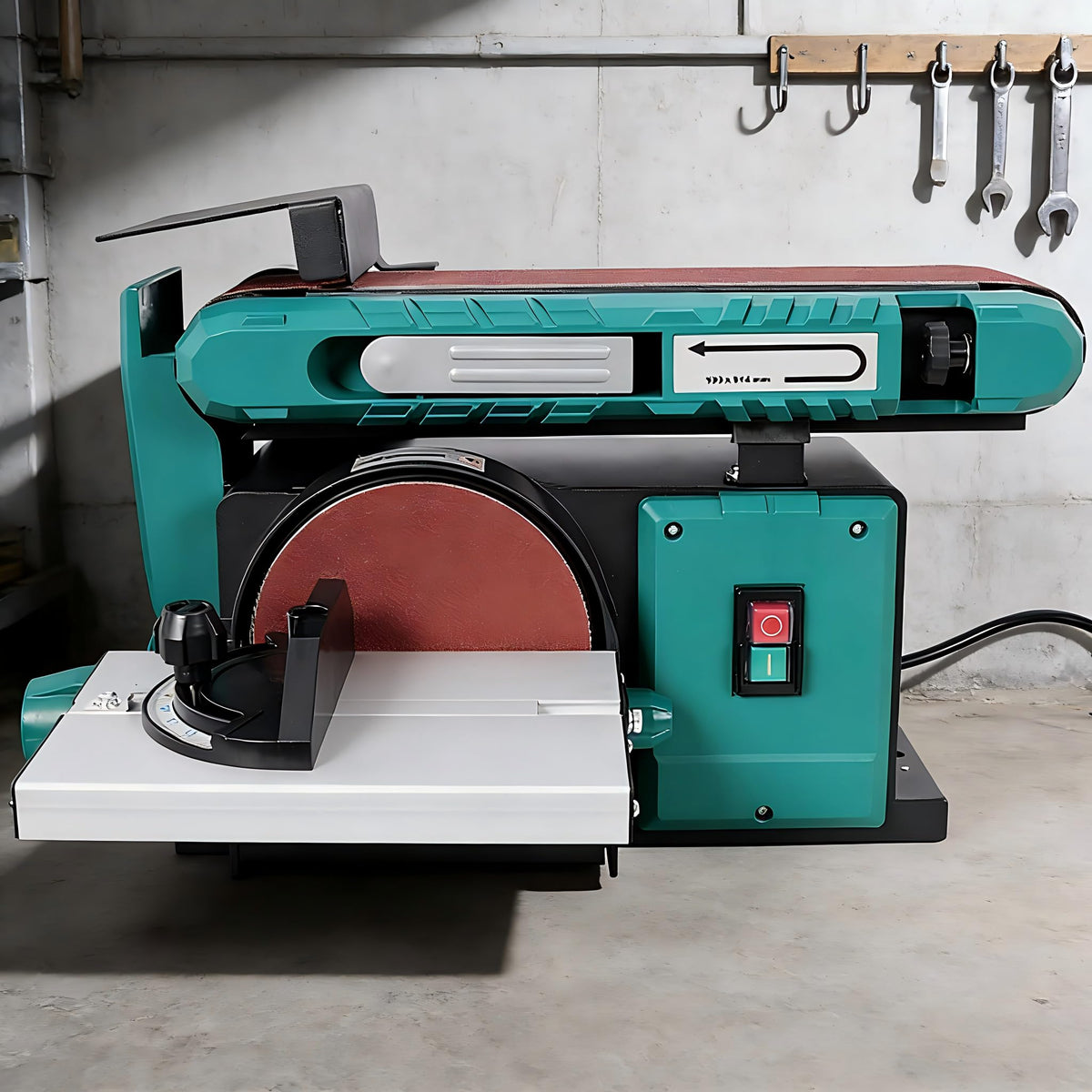 4" x 36" Belt 6" Disc Sander Combo, 120V/60Hz Bench Sander X9225
