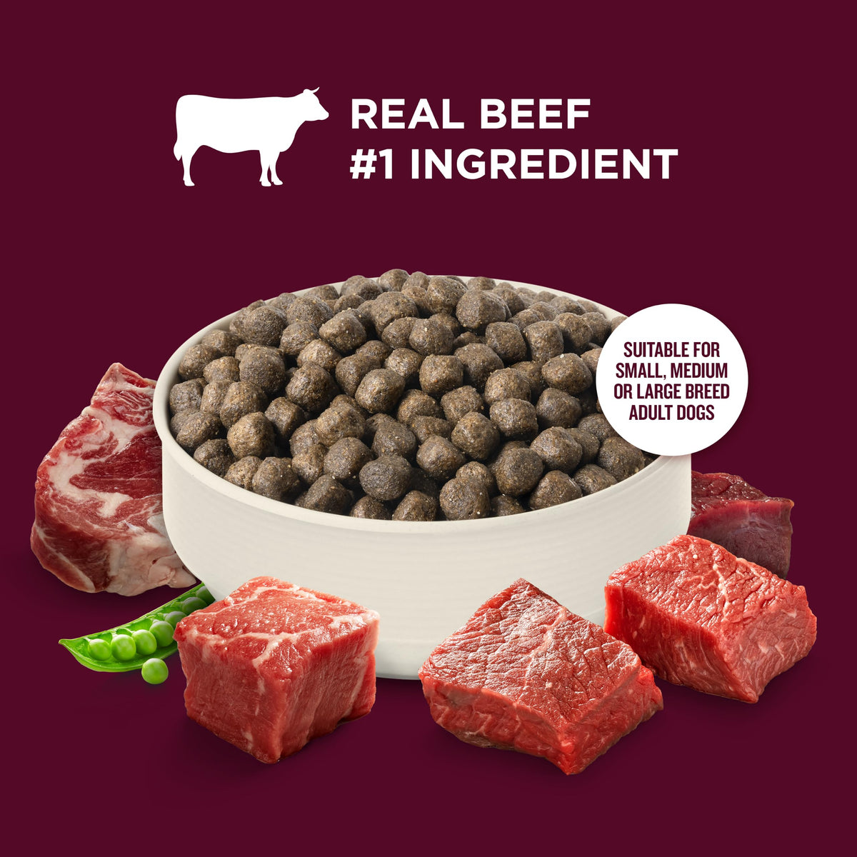 High Protein Dry Dog Food 4 lb. Bag L759